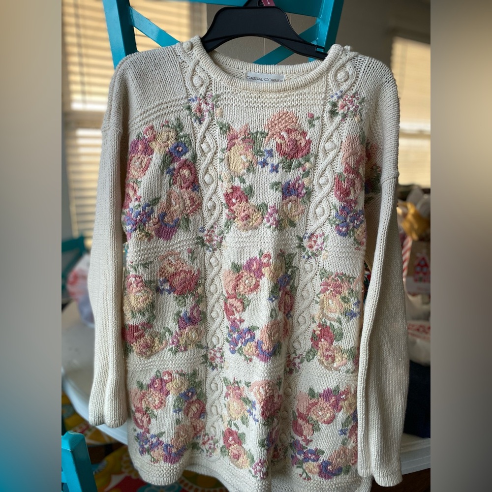 Casual Corner limited edition hand knitted sweater